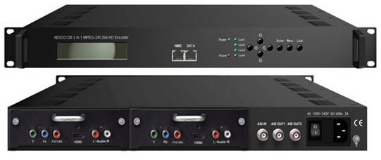 NDS3212B 2合1MPEG-2、MPEG-4 AVC/H.264高清編碼器